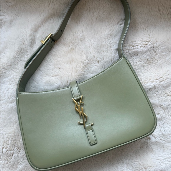 Yves Saint Laurent Handbags - Yves Saint Laurent Green  Hobo Shoulder Bag